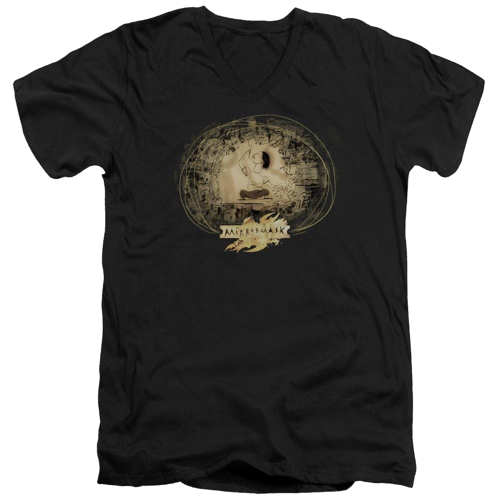 Mirrormask Sketch Men's V-Neck T-Shirt Men's V-Neck T-Shirt Mirrormask