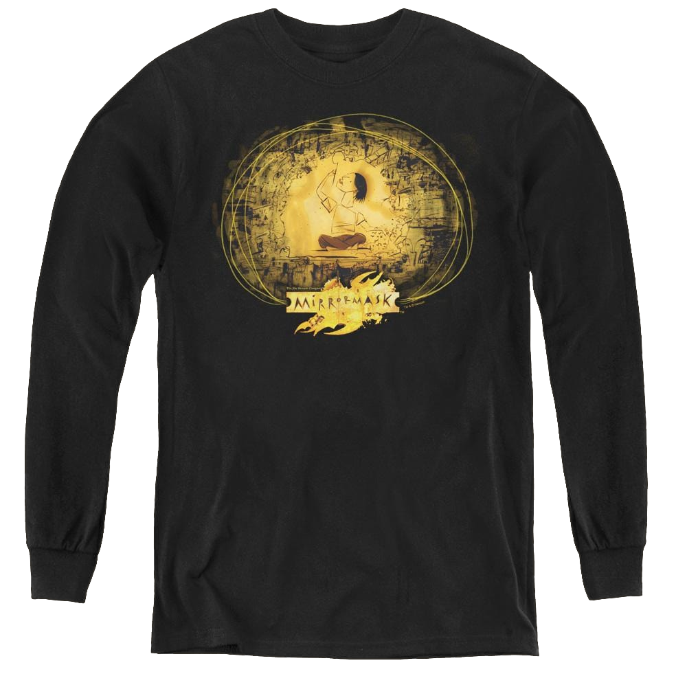 Mirrormask Sketch - Youth Long Sleeve T-Shirt Youth Long Sleeve T-Shirt Mirrormask