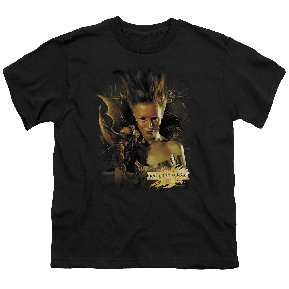 Mirrormask Queen Of Shadows - Youth T-Shirt Youth T-Shirt (Ages 8-12) Mirrormask