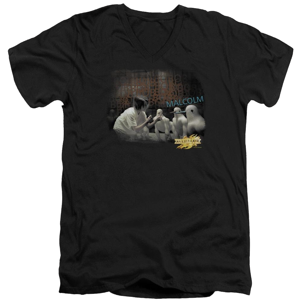 Mirrormask Bob Malcolm - Men's V-Neck T-Shirt Men's V-Neck T-Shirt Mirrormask