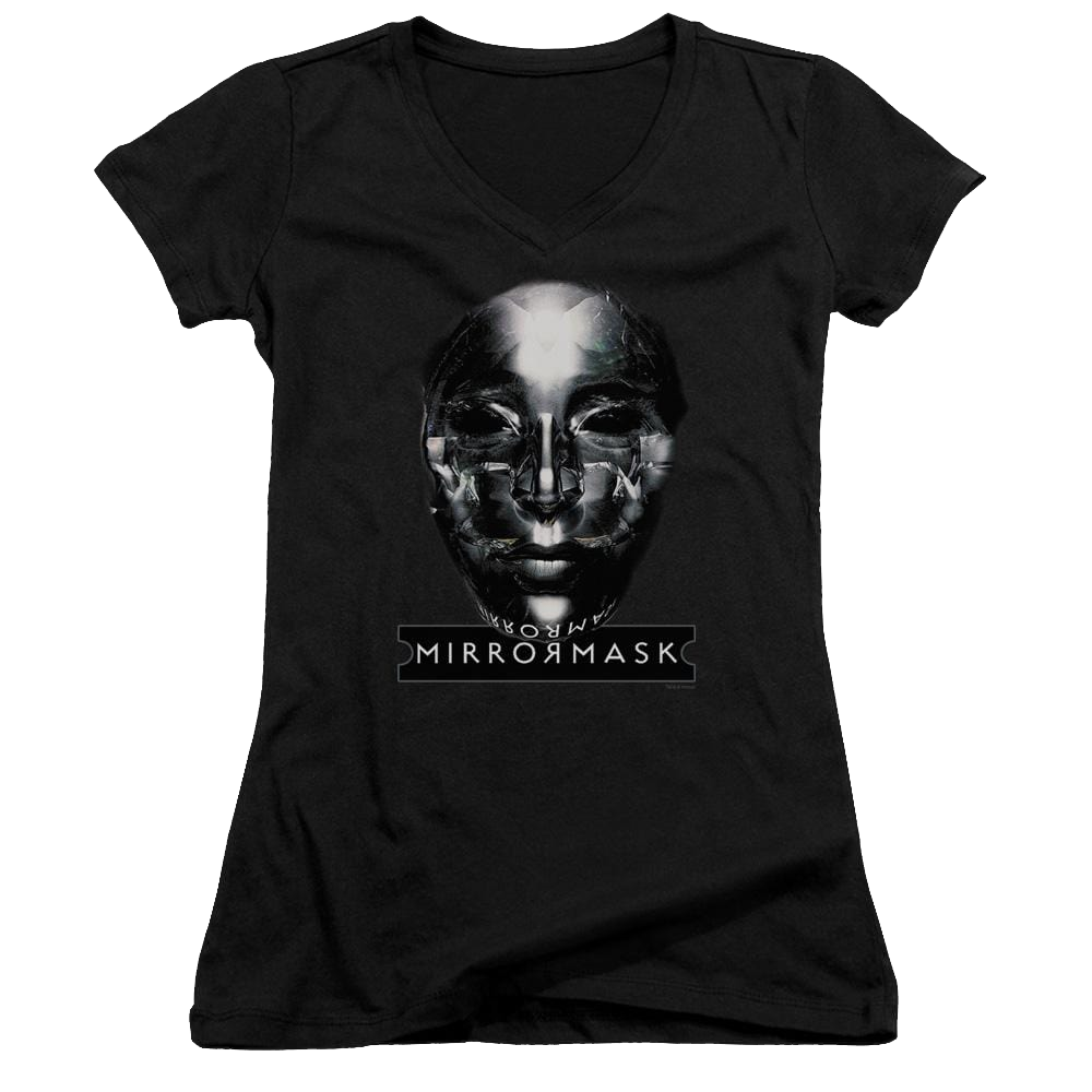 Mirrormask Mask Juniors V-Neck T-Shirt Juniors V-Neck T-Shirt Mirrormask