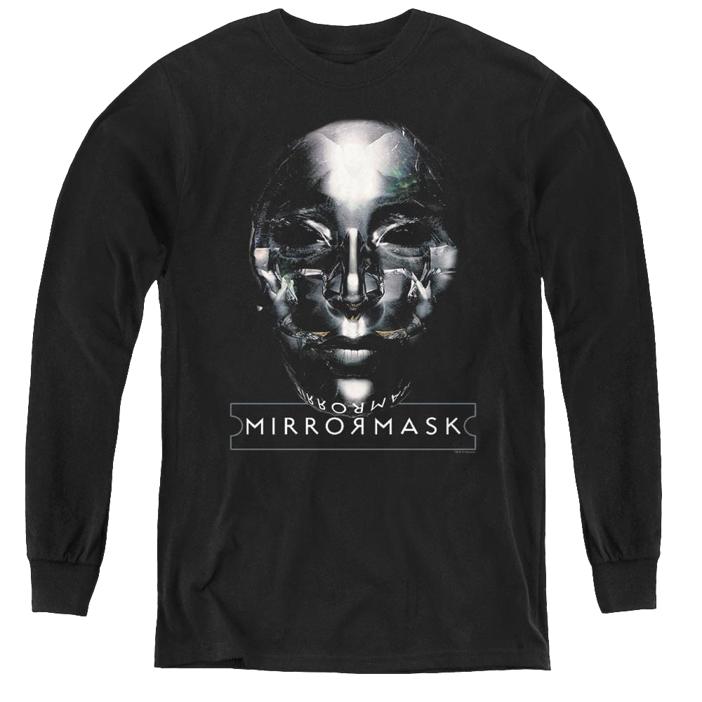 Mirrormask Mask - Youth Long Sleeve T-Shirt Youth Long Sleeve T-Shirt Mirrormask