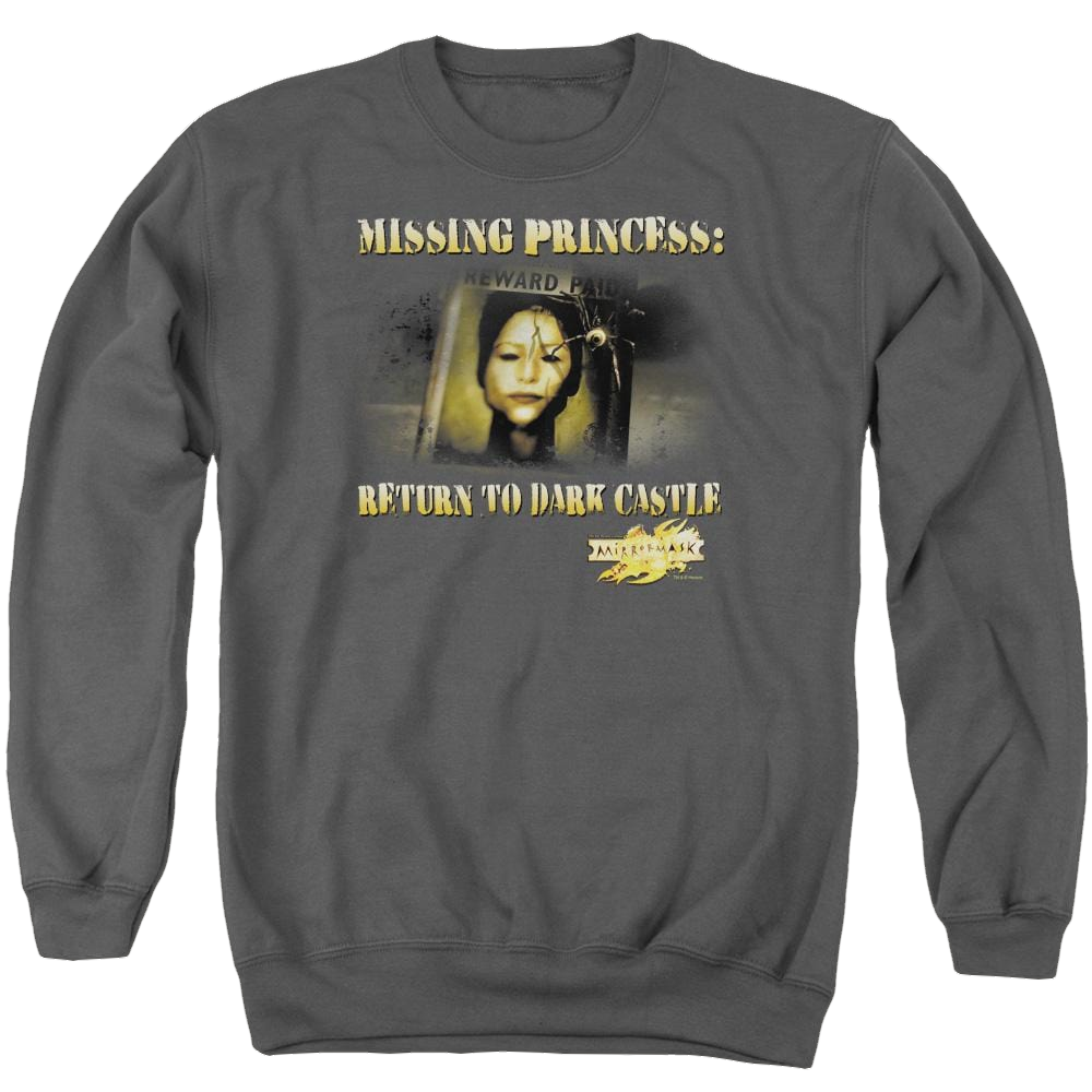 Mirrormask Missing Princess Men's Crewneck Sweatshirt Men's Crewneck Sweatshirt Mirrormask