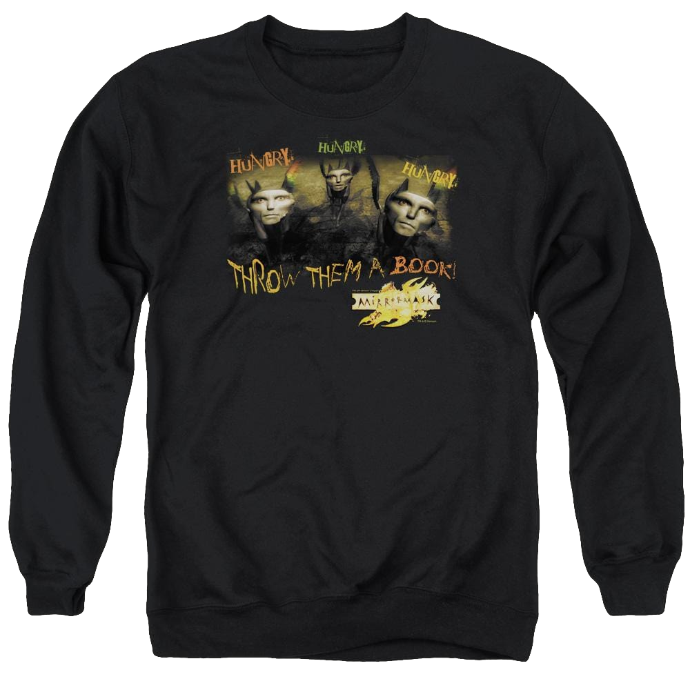 Mirrormask Hungry Men's Crewneck Sweatshirt Men's Crewneck Sweatshirt Mirrormask