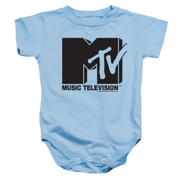 Light blue baby bodysuit with MTV Original Logo graphic