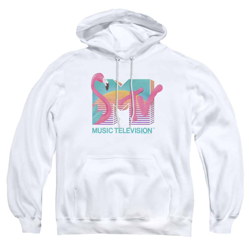 MTV Flamingo Logo - Pullover Hoodie Pullover Hoodie MTV