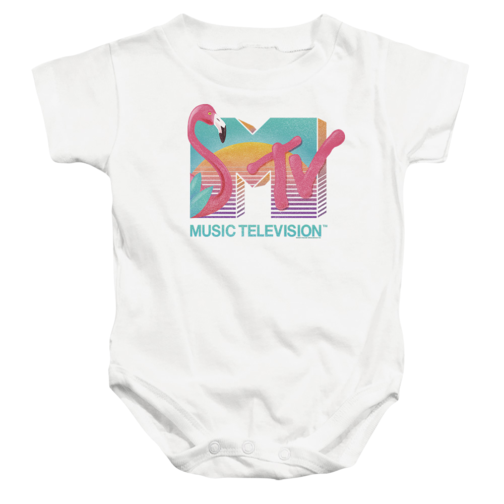 MTV Flamingo Logo - Baby Bodysuit Baby Bodysuit MTV