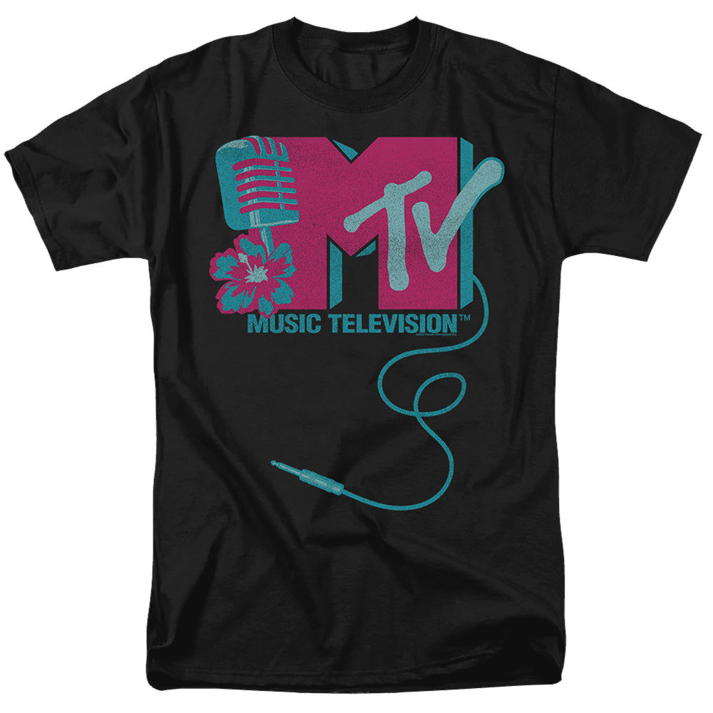 MTV Microphone Logo - Men's Regular Fit T-Shirt Men's Regular Fit T-Shirt MTV
