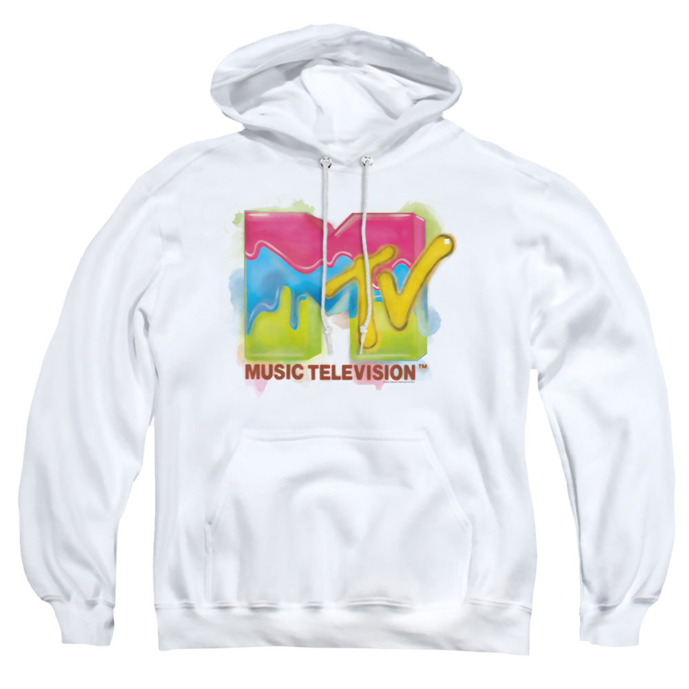 MTV Paint Logo - Pullover Hoodie Pullover Hoodie MTV
