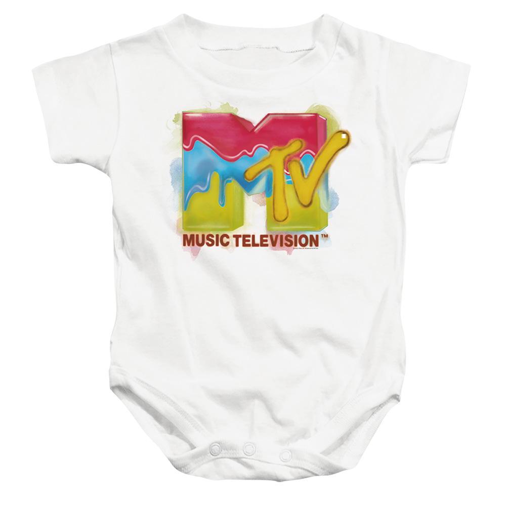 MTV Paint Logo - Baby Bodysuit Baby Bodysuit MTV