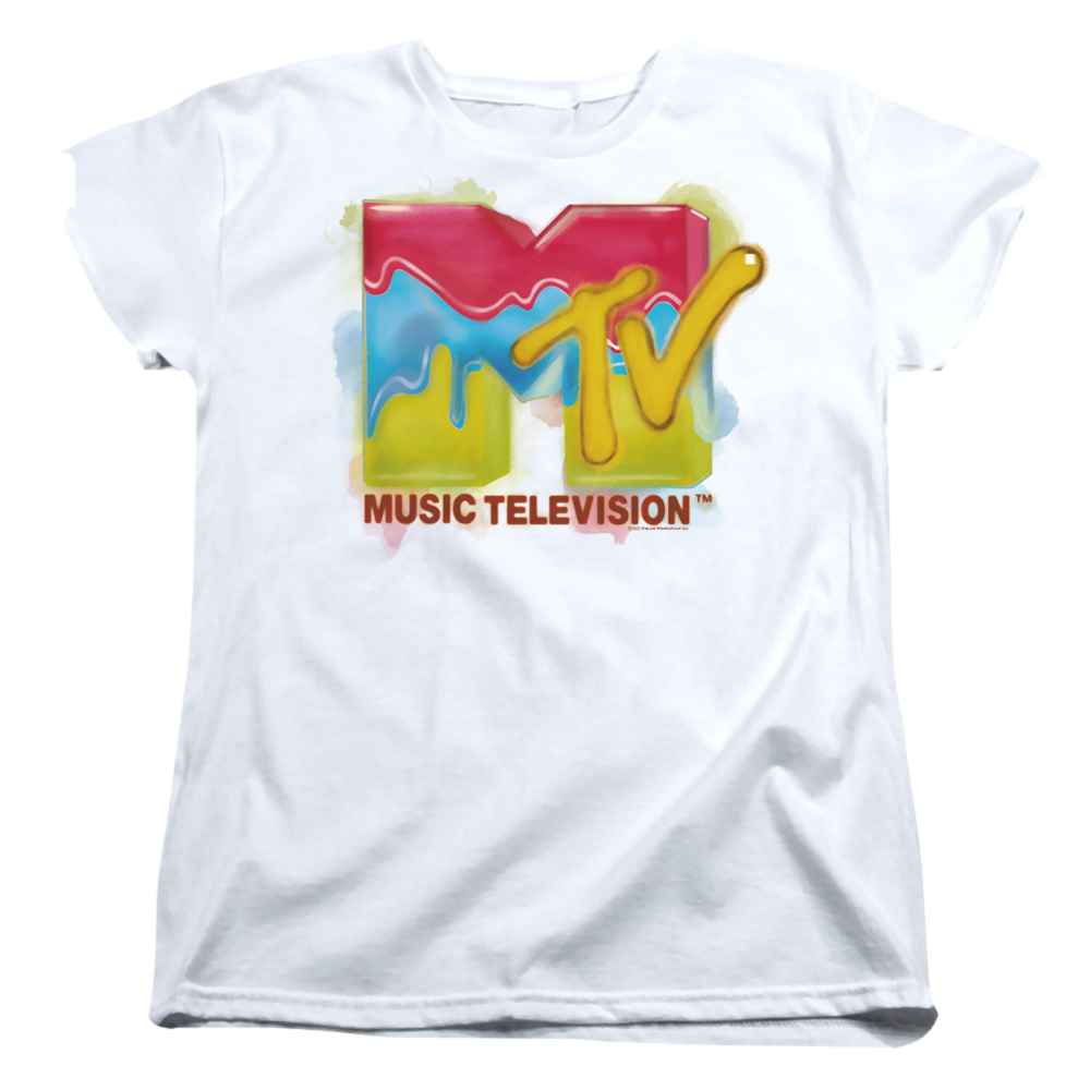 MTV Paint Logo - Women's T-Shirt Women's T-Shirt MTV