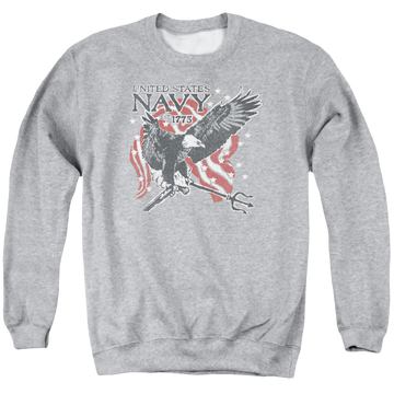 U.S. Navy Trident - Men's Crewneck Sweatshirt Men's Crewneck Sweatshirt U.S. Navy