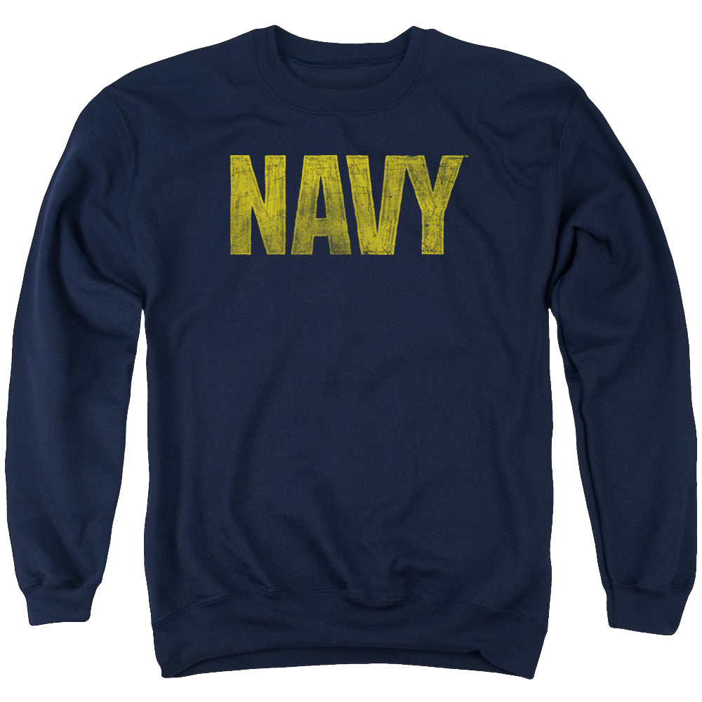 U.S. Navy Logo - Men's Crewneck Sweatshirt Men's Crewneck Sweatshirt U.S. Navy