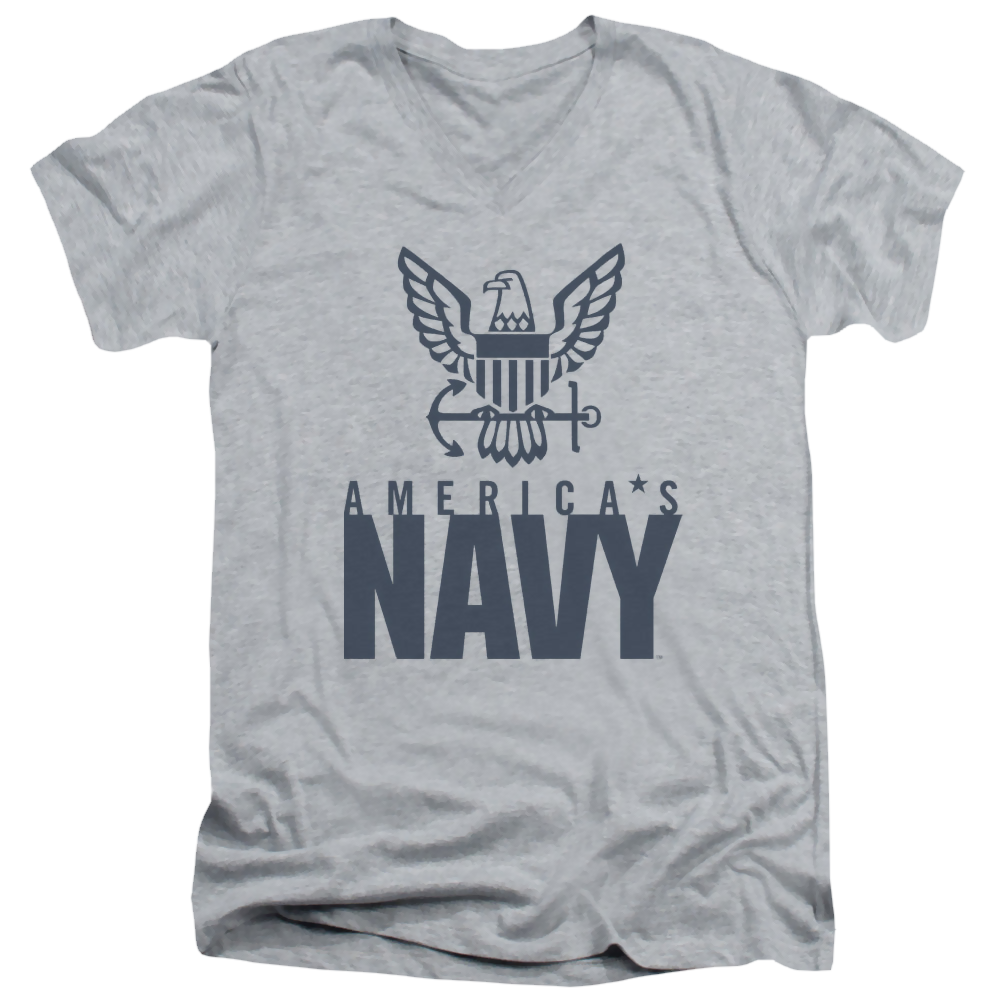 U.S. Navy Eagle Logo - Men's V-Neck T-Shirt Men's V-Neck T-Shirt U.S. Navy