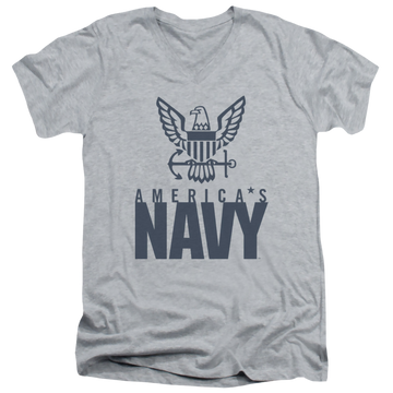 U.S. Navy Eagle Logo - Men's V-Neck T-Shirt Men's V-Neck T-Shirt U.S. Navy