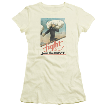 U.S. Navy Fight Lets Go - Juniors T-Shirt Juniors T-Shirt U.S. Navy