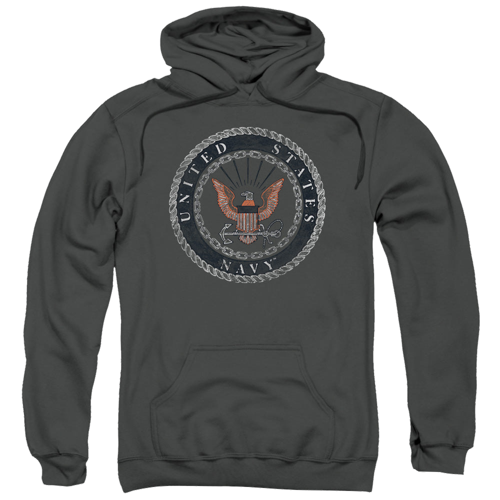 U.S. Navy Rough Emblem - Pullover Hoodie Pullover Hoodie U.S. Navy
