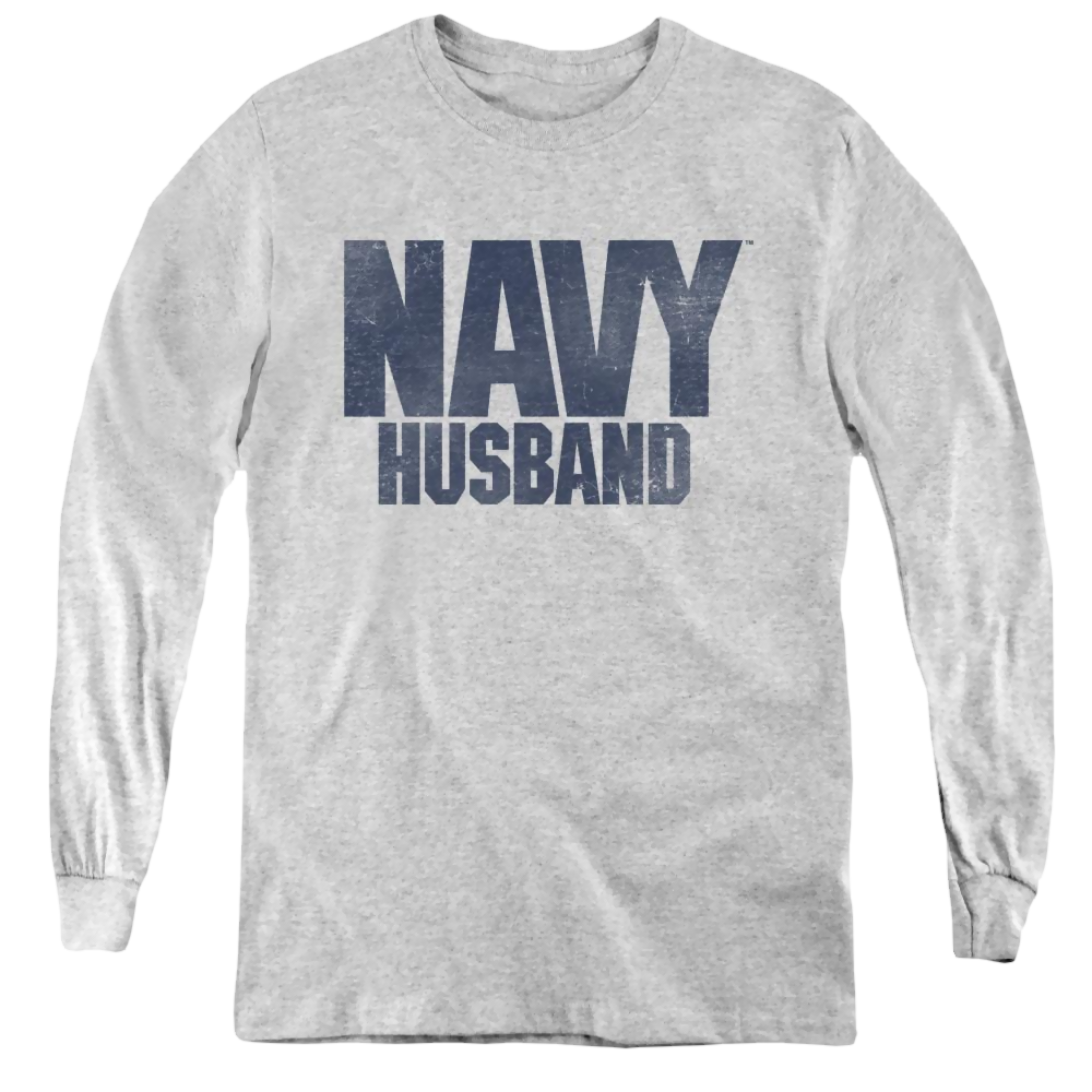 U.S. Navy Husband - Youth Long Sleeve T-Shirt Youth Long Sleeve T-Shirt U.S. Navy