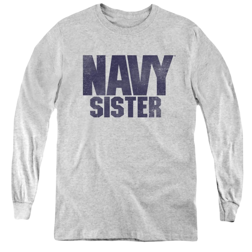 U.S. Navy Sister - Youth Long Sleeve T-Shirt Youth Long Sleeve T-Shirt U.S. Navy