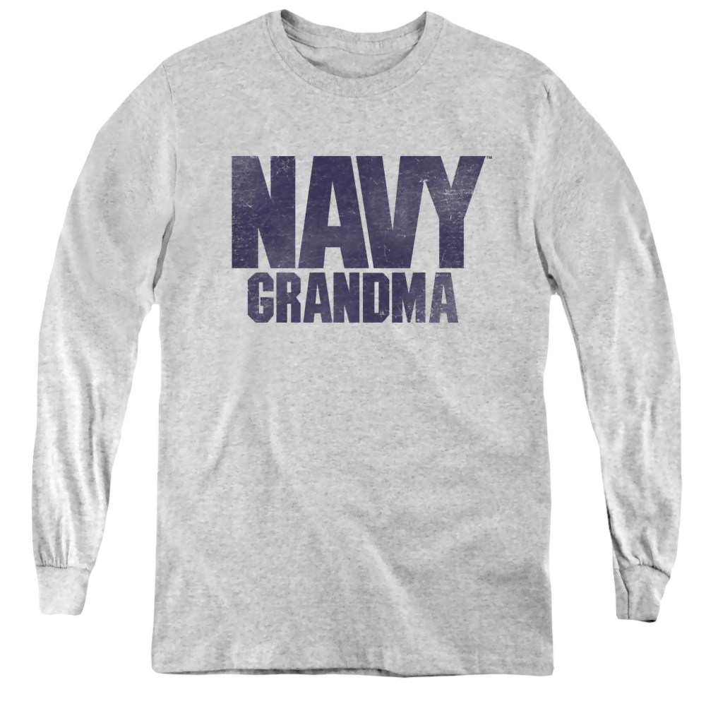 U.S. Navy Grandma - Youth Long Sleeve T-Shirt Youth Long Sleeve T-Shirt U.S. Navy