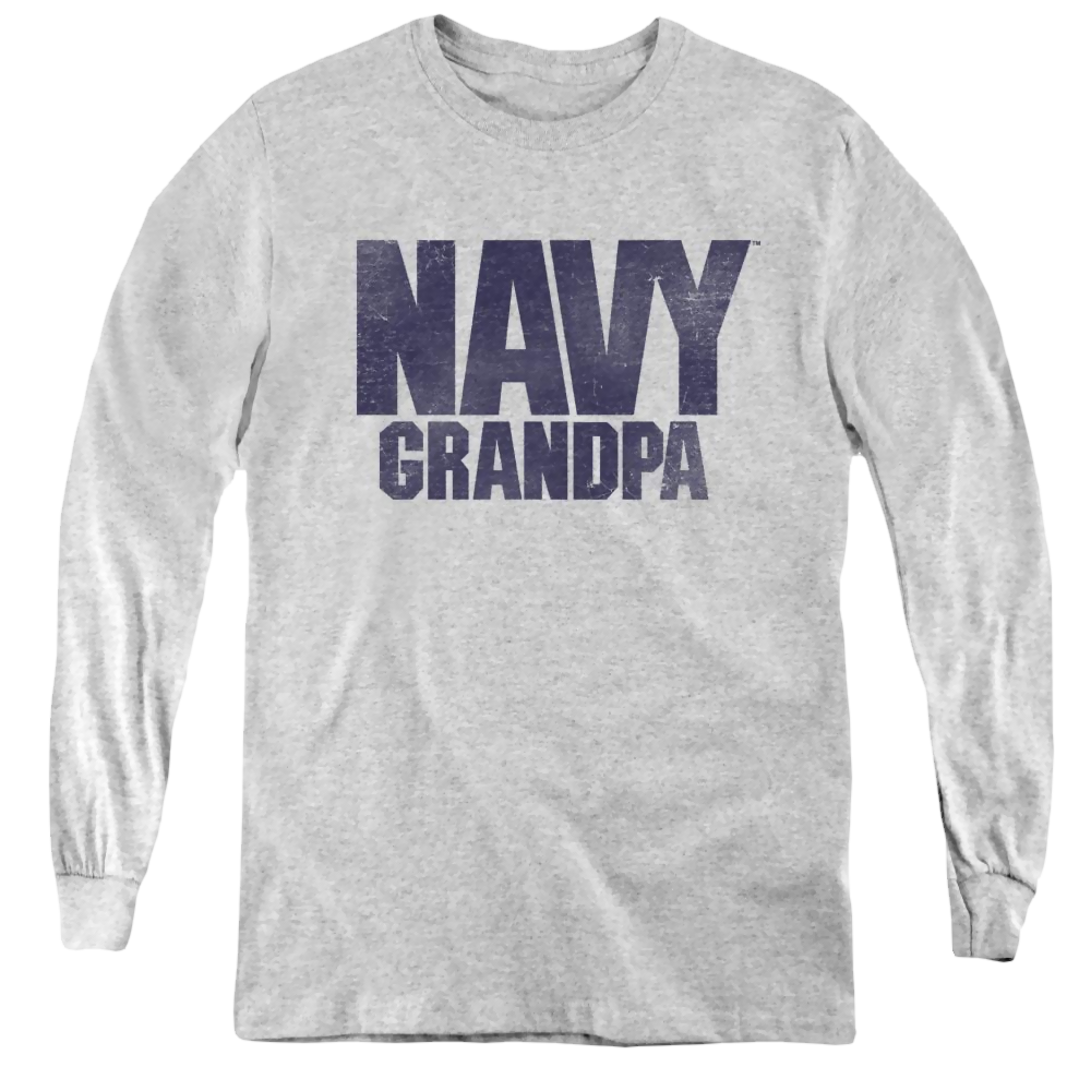 U.S. Navy Grandpa - Youth Long Sleeve T-Shirt Youth Long Sleeve T-Shirt U.S. Navy
