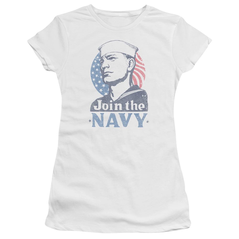U.S. Navy Join Now - Juniors T-Shirt Juniors T-Shirt U.S. Navy
