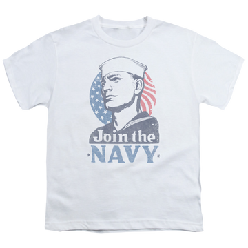 U.S. Navy Join Now - Youth T-Shirt Youth T-Shirt (Ages 8-12) U.S. Navy