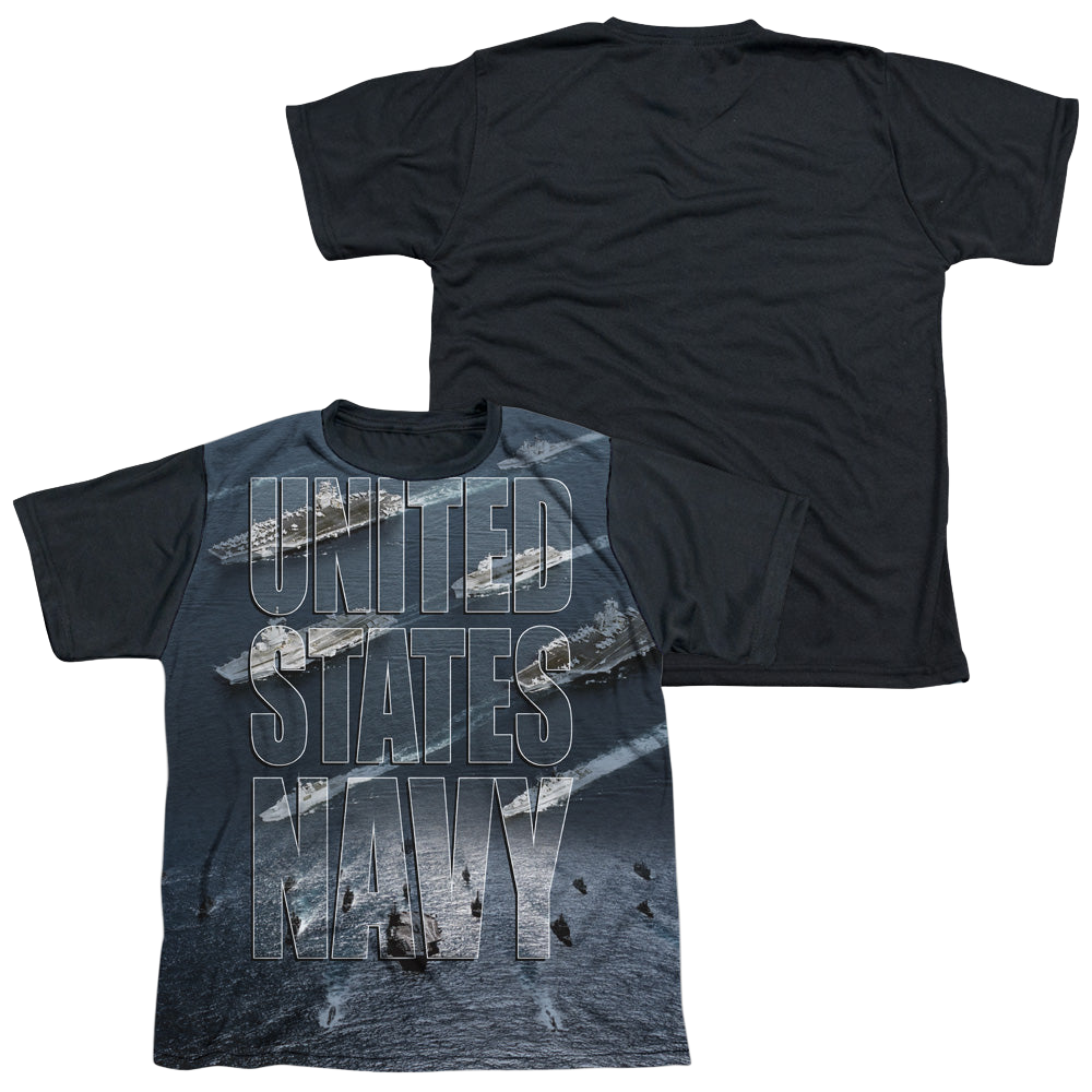 U.S. Navy Fleet - Youth Black Back T-Shirt Youth Black Back T-Shirt (Ages 8-12) U.S. Navy