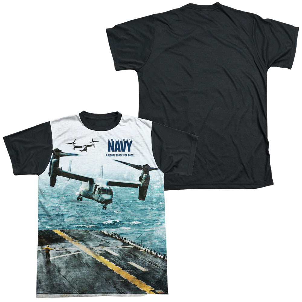 U.S. Navy Osprey - Men's Black Back T-Shirt Men's Black Back T-Shirt U.S. Navy