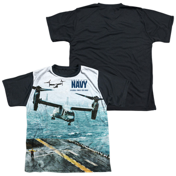 U.S. Navy Osprey - Youth Black Back T-Shirt Youth Black Back T-Shirt (Ages 8-12) U.S. Navy