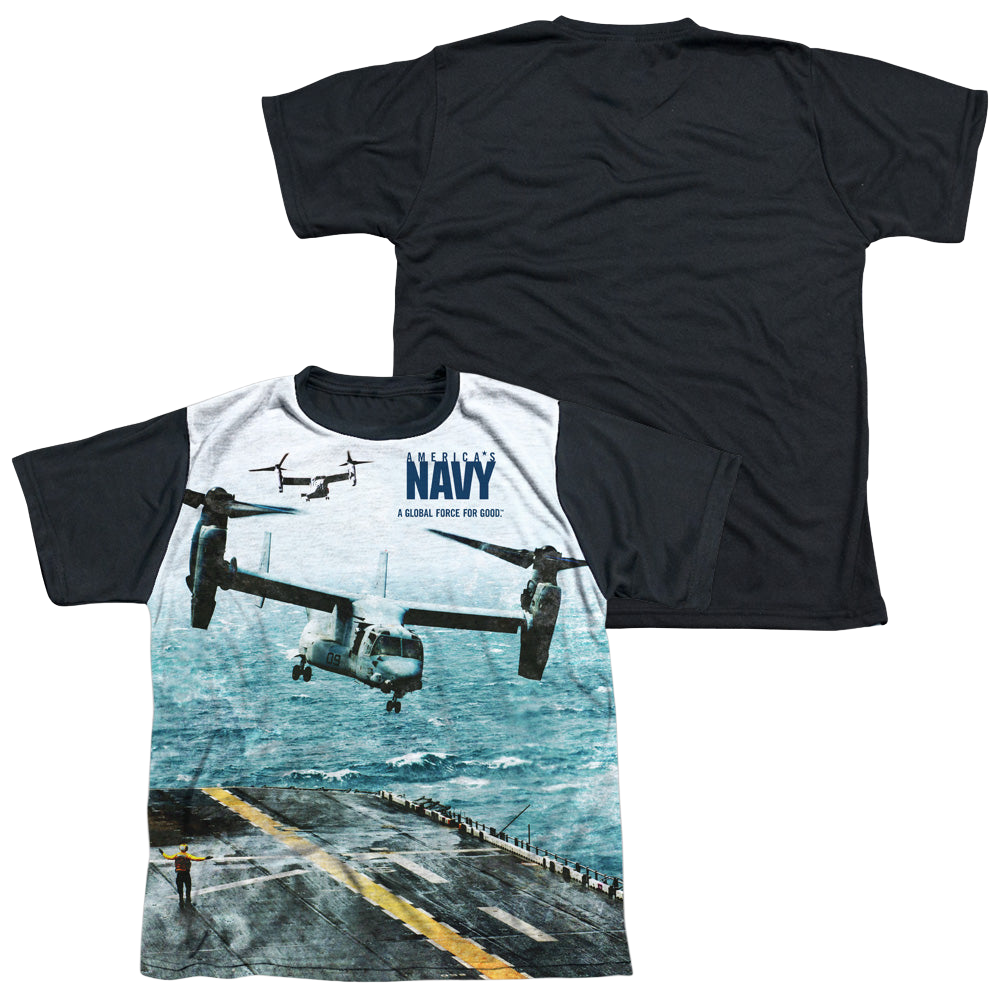 U.S. Navy Osprey - Youth Black Back T-Shirt Youth Black Back T-Shirt (Ages 8-12) U.S. Navy