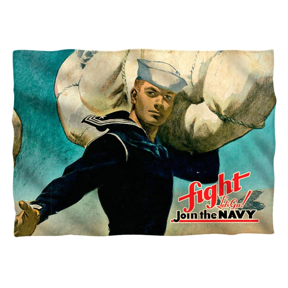 U.S. Navy Fight Lets Go - Pillow Case Pillow Cases U.S. Navy