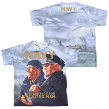 U.S. Navy Long Gaze (Front/Back Print) - Youth All-Over Print T-Shirt Youth All-Over Print T-Shirt (Ages 8-12) U.S. Navy