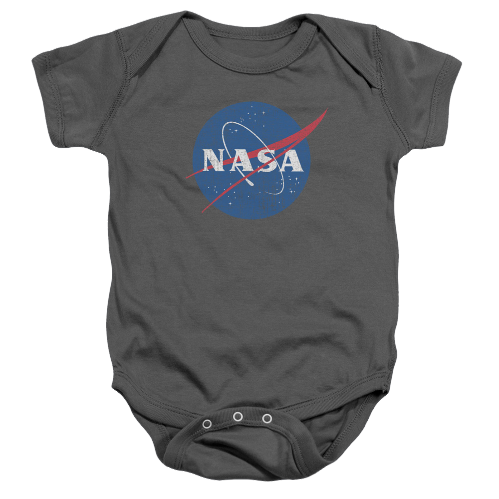 NASA Meatball Logo Distressed - Baby Bodysuit Baby Bodysuit NASA