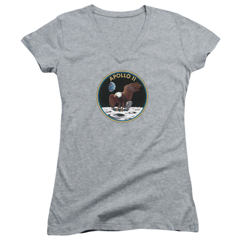 NASA Apollo 11 - Juniors V-Neck T-Shirt Juniors V-Neck T-Shirt NASA