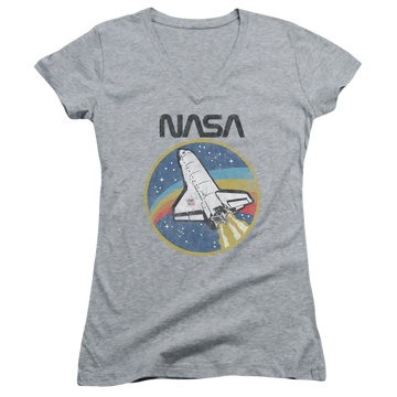 NASA Shuttle Juniors V-Neck T-Shirt Juniors V-Neck T-Shirt NASA