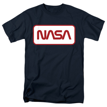 NASA Rectangular Logo Men's Regular Fit T-Shirt Men's Regular Fit T-Shirt NASA