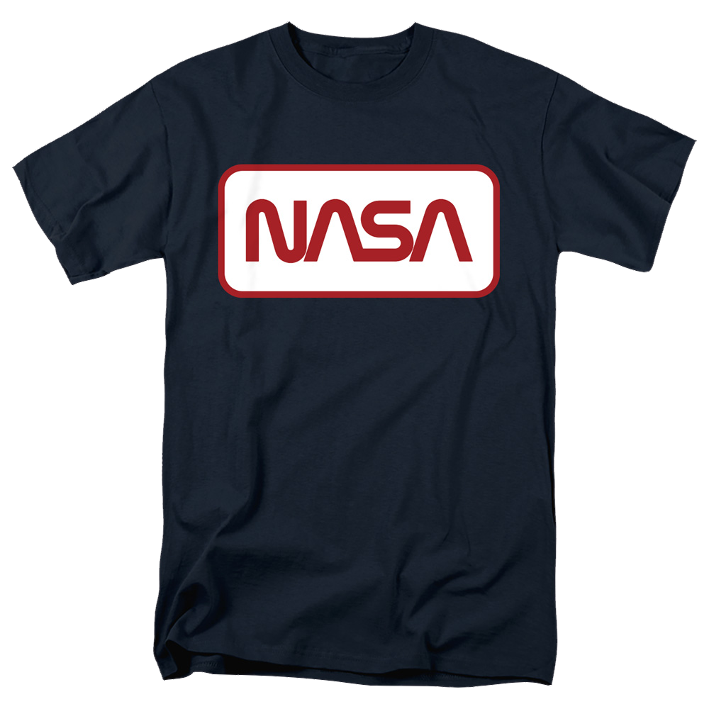 NASA Rectangular Logo Men's Regular Fit T-Shirt Men's Regular Fit T-Shirt NASA