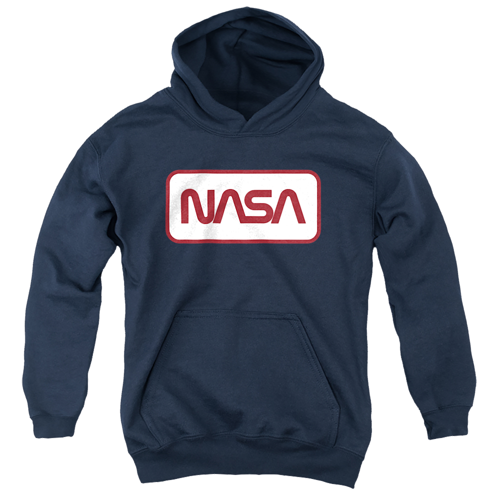 NASA Rectangular Logo Youth Hoodie (Ages 8-12) Youth Hoodie (Ages 8-12) NASA
