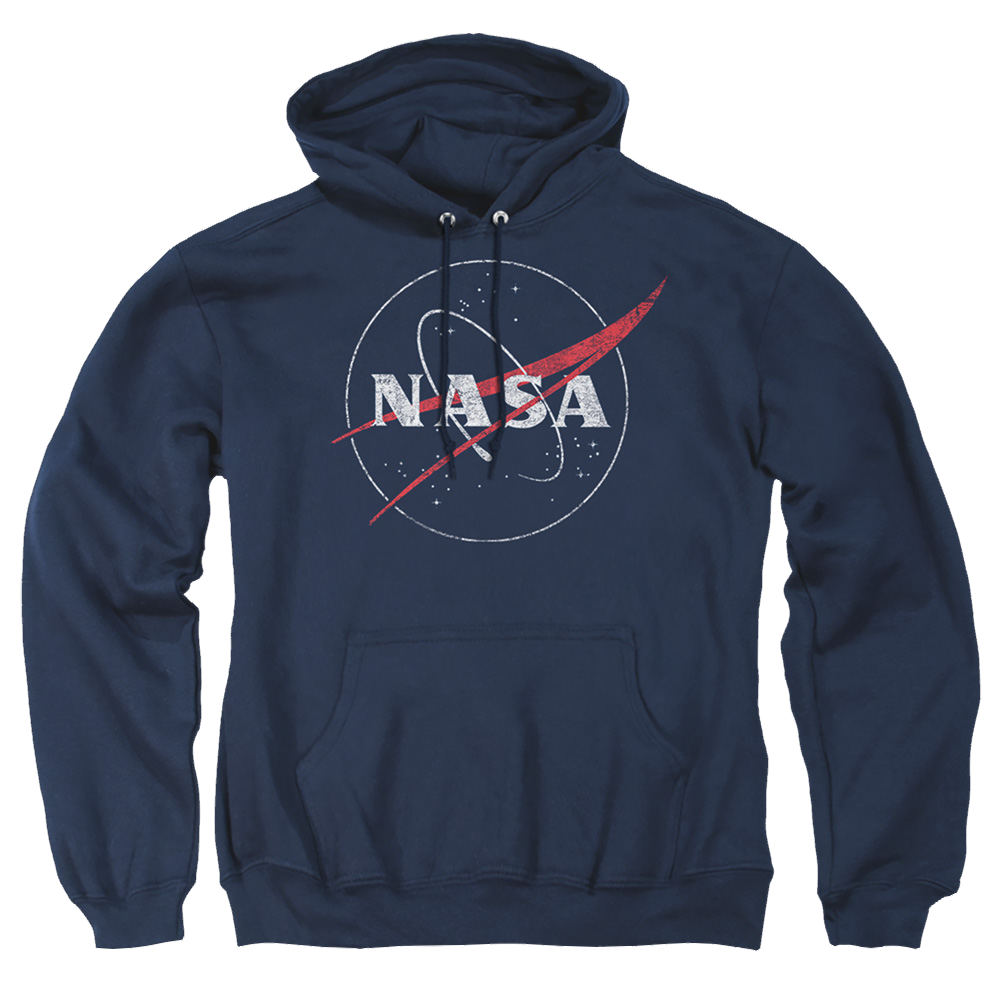 NASA Distressed Logo Pullover Hoodie Pullover Hoodie NASA