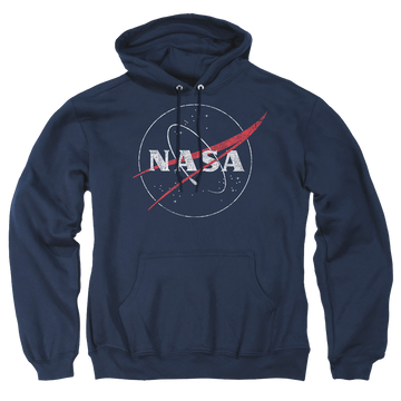 NASA Distressed Logo Pullover Hoodie Pullover Hoodie NASA