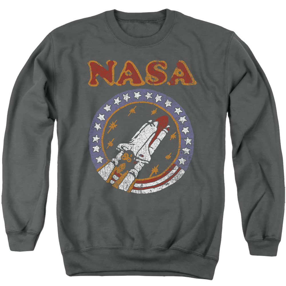 NASA Retro Shuttle Men's Crewneck Sweatshirt Men's Crewneck Sweatshirt NASA