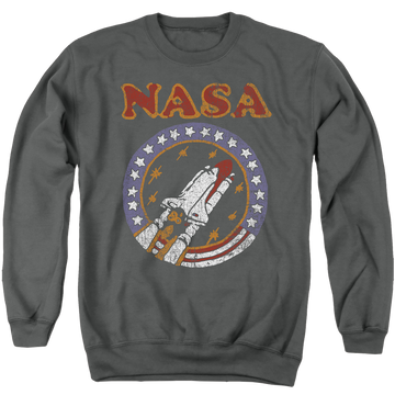 NASA Retro Shuttle Men's Crewneck Sweatshirt Men's Crewneck Sweatshirt NASA