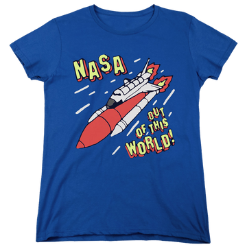 Royal women's t-shirt with NASA Out Of This World graphic