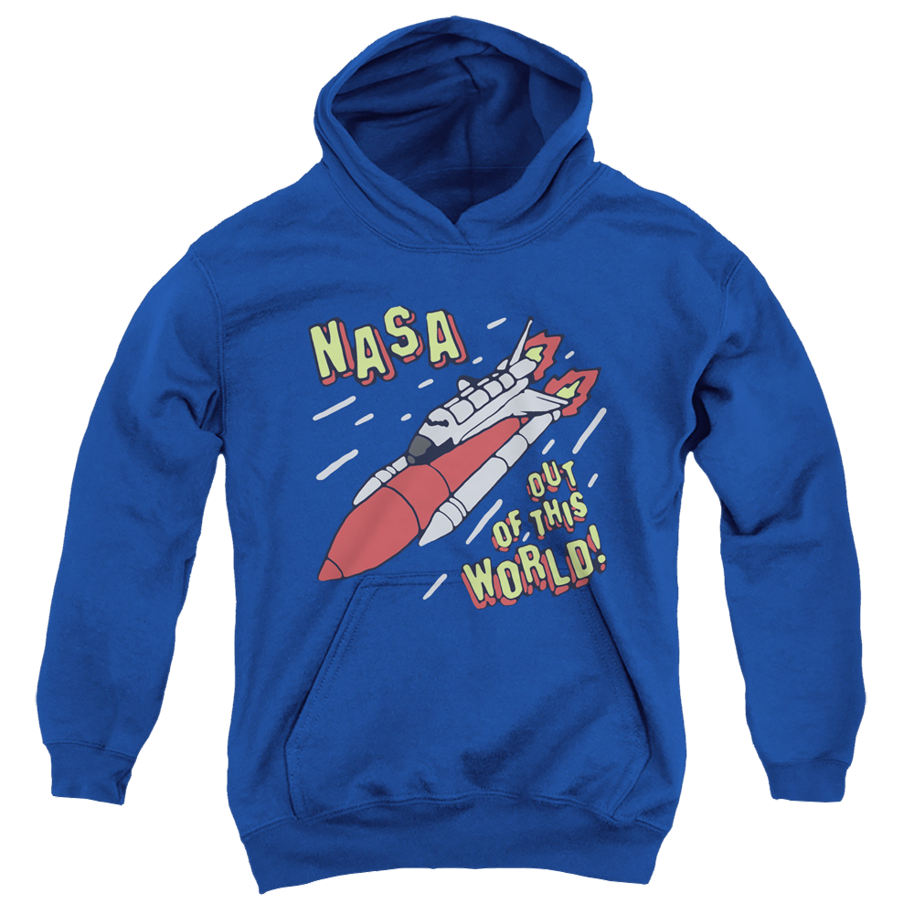 Nasa Out Of This World - Youth Hoodie Youth Hoodie (Ages 8-12) NASA
