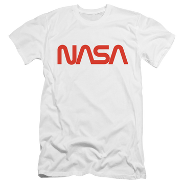 Nasa Worm Logo - Men's Premium Slim Fit T-Shirt Men's Premium Slim Fit T-Shirt NASA
