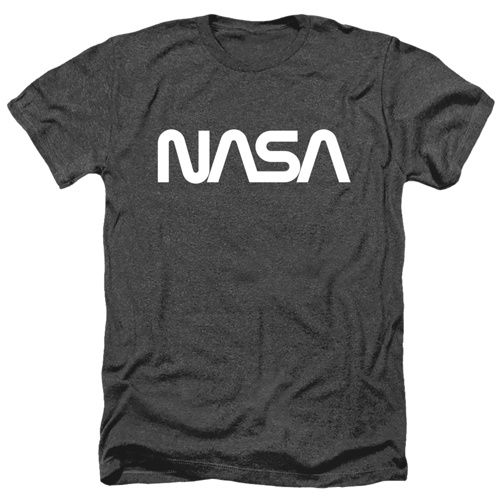 Nasa Worm Logo - Men's Heather T-Shirt Men's Heather T-Shirt NASA