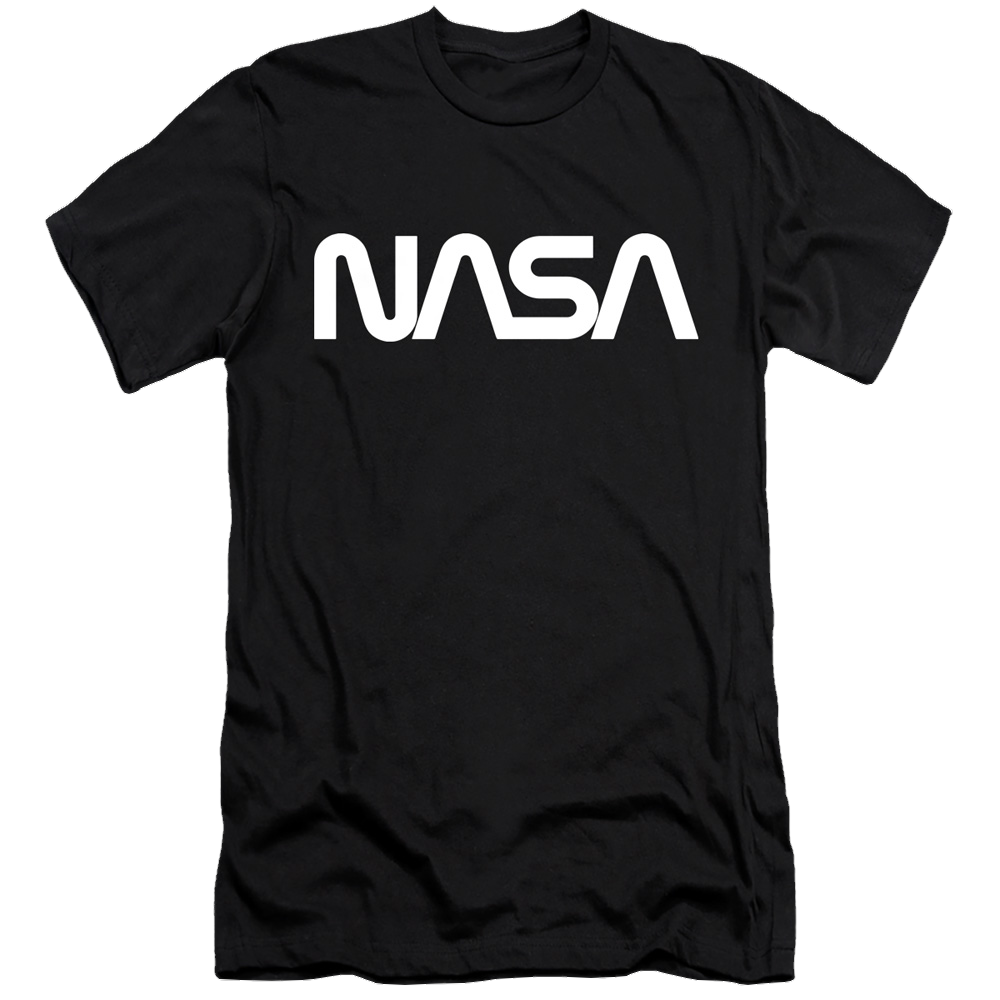 Nasa Worm Logo - Men's Premium Slim Fit T-Shirt Men's Premium Slim Fit T-Shirt NASA