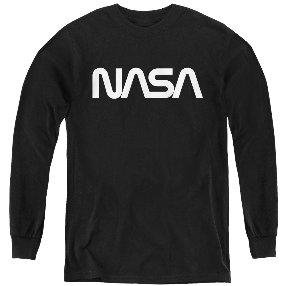 Nasa Worm Logo - Youth Long Sleeve T-Shirt Youth Long Sleeve T-Shirt NASA