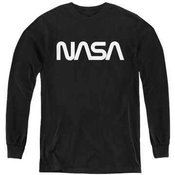 Nasa Worm Logo - Youth Long Sleeve T-Shirt Youth Long Sleeve T-Shirt NASA